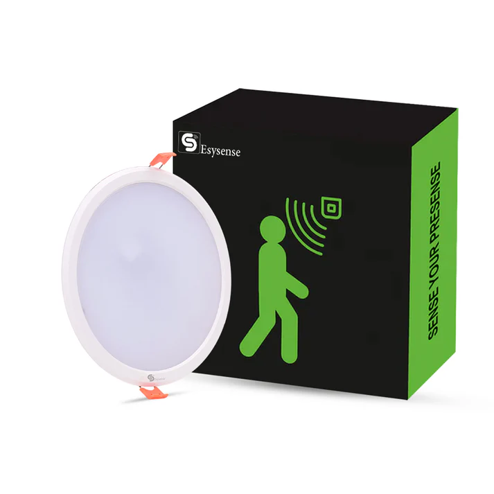Motion Sensor Round Panel Light 10W On/Off
